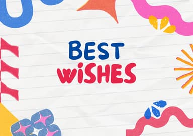 Best Wishes Card